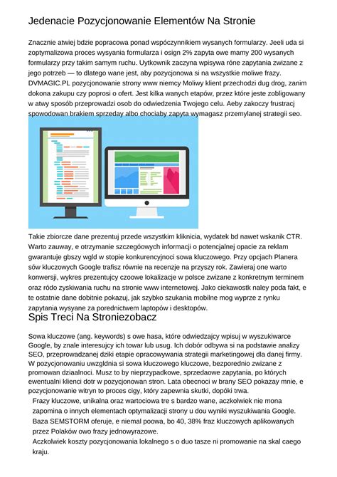Budowa Stron Jak Zbudować Stronę Pod Pozycjonowaniejqgqe pdf pdf