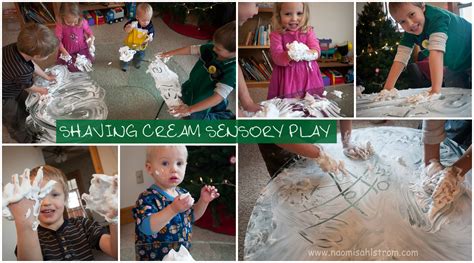 Shaving Cream {12 Days of Sensory Play} - Naomi Sahlstrom