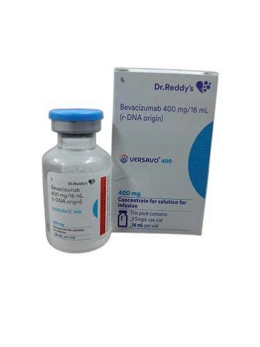 Versavo Dr Reddy Bevacizumab Mg Ml R Dna Origin Packaging Box