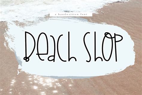 Beach Shop - A Quirky Handwritten Font