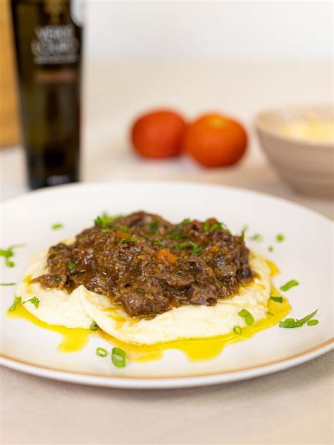 Ragu de ossobuco polenta de painço Monica Wagner