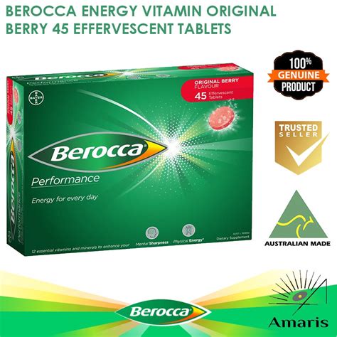 Australia Berocca Performance Berry Effervescent Tablets Expiry Date