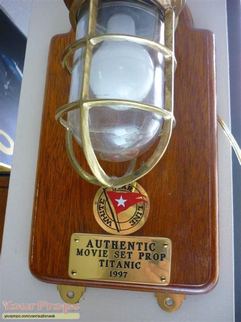 Titanic Titanic 3rd class light fixture Prop original movie prop