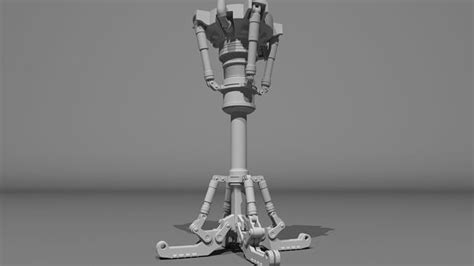 Spaceship Claw Type Landing Gear 3d Model Cgtrader