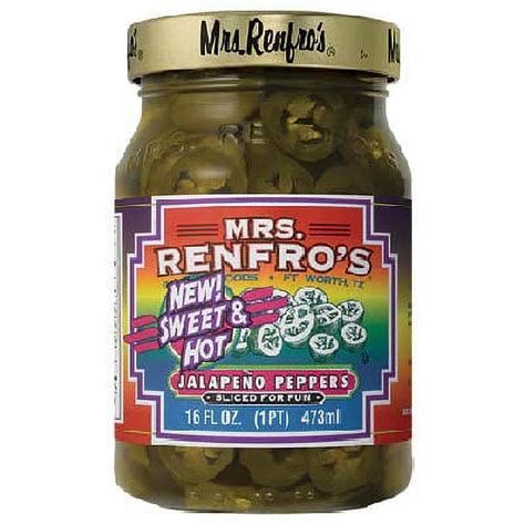 Mrs Renfro S Jalape O Peppers Sweet Hot Fl Oz Walmart