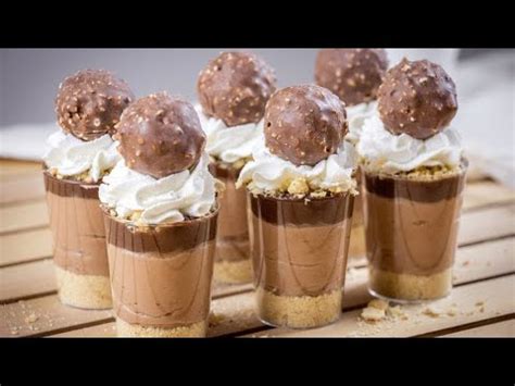 Chocolate Mini Dessert Parfait Cups Easy And Quick Youtube