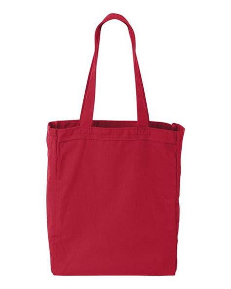 Liberty Bags 8861 10 Ounce Gusseted Cotton Canvas Tote