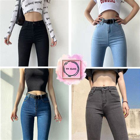 919 Jeans Best Selling Casual Maong Jeans For Womens Skinny And Strechable Belt Holder Cod