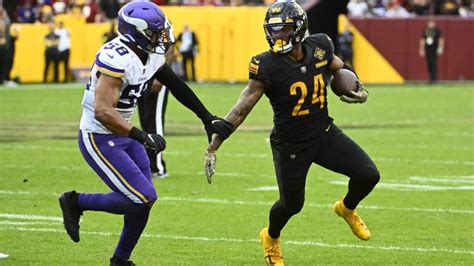 Antonio Gibson Player Props Odds Tips And Betting Trends For Week 10