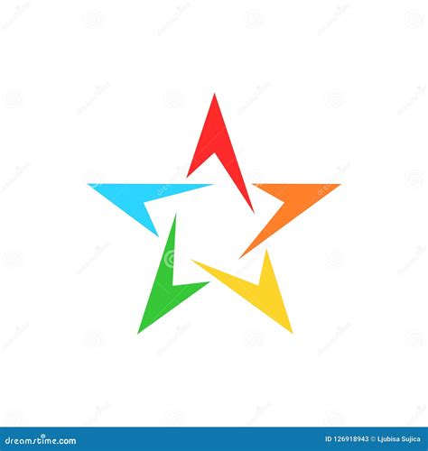 Star Logo Concept, Simple Vector Logo Stock Illustration - Illustration ...