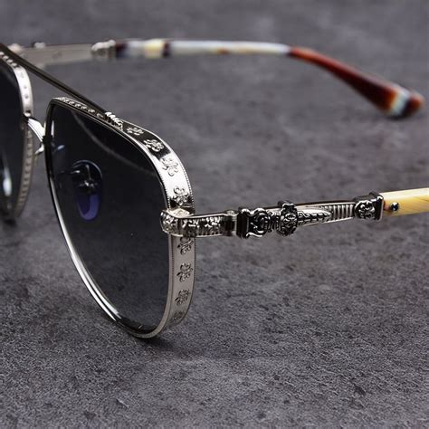 Chrome Hearts Titanium Freedom Unisex Sunglasses Blogknakjp