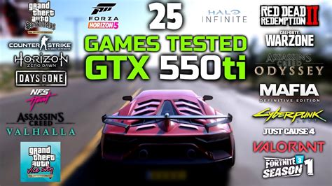 GTX 550 Ti In Early 2022 25 Games Tested YouTube