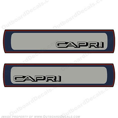 Bayliner 'Capri' Boats Logo Decal (Set of 2)