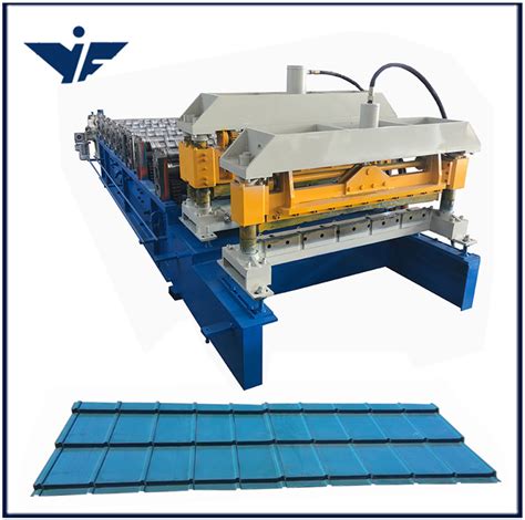 Cangzhou Roof Step Tile Machine Glazed Sheet Machine Metal Roll Forming