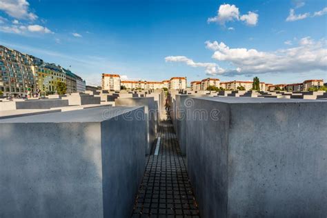 El Monumento Judío Del Holocausto En Berlín Central Foto editorial