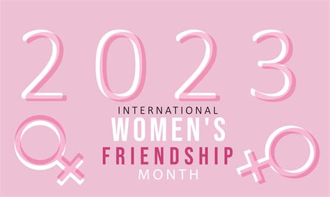 International Women's friendship month. background, banner, card ...