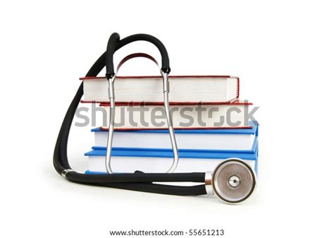 Concept Medical Education Book Stethoscope Stock Photo 55651213