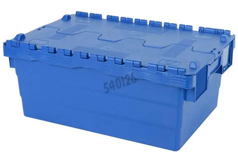 Blue Polypropylene Transport Container 44 L 600 X 400 X H250 Mm