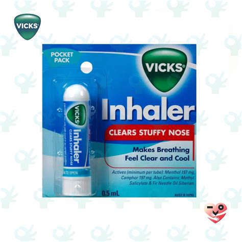 Ofiskita | Vicks Inhaler Clears Stuffy Nose Camphor + Menthol 0.5ML