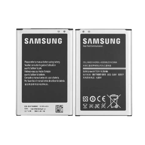 100 Original 3100mah EB BN750BBC Replacement Batteria For Samsung