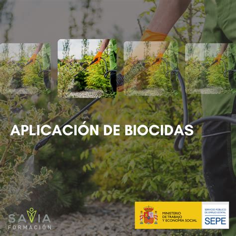 APLICACIÓN DE BIOCIDAS SEAG004PO Savia Formación