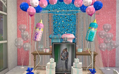 Sims 4: Gender Reveal/Baby Shower | Lipstick Alley