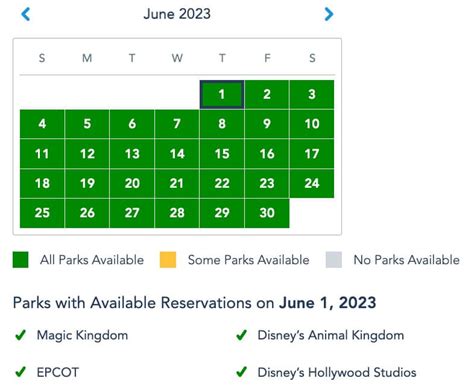 Disney Park Reservations 2024 - Becca Jenelle