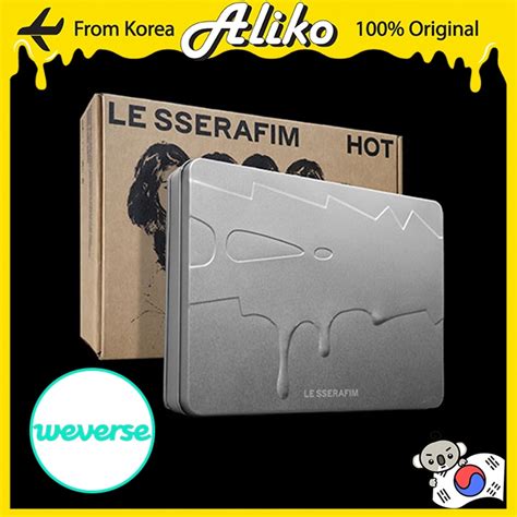 LE SSERAFIM 5th Mini Album HOT TIN CASE Ver Shopee Brasil