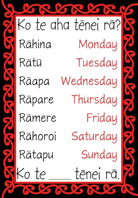 Te Reo Māori Classroom Phrases Maori words Te reo maori resources Hot