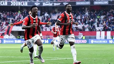 Ligue 1 2023 24 Nice Go Second With Win Over Reims Lyon Marseille