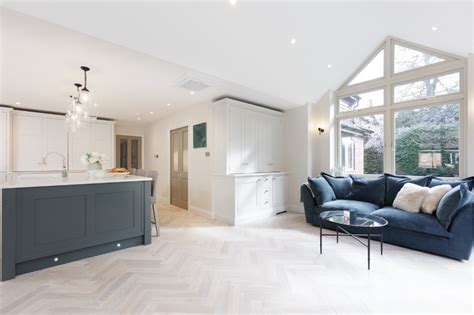 Traditional Bespoke Shaker Kitchen Maple And Gray