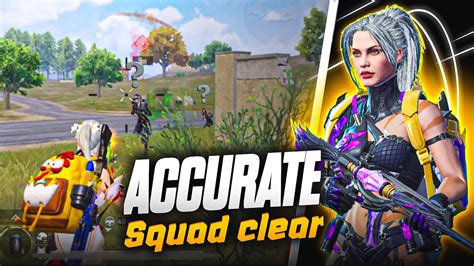 Accurate Squad Wipes 🔱 Smooth Clutches New Mod Bgmi Youtube