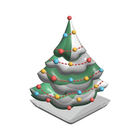 Fundo Transparente Da árvore De Natal 3d Png árvore Natal Dia De