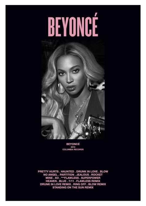 SELF-TITLED - Beyoncé // Album Poster | Music poster, Music poster ...