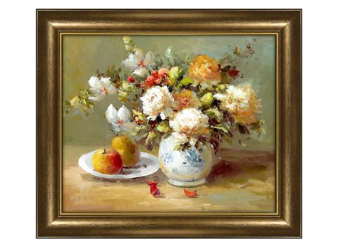 Flowers And Fruits Framed Canvas Wall Art Raymour Flanigan