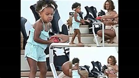 Never Seen Footage Of Beyonces Pregnant Belly With Blue Ivy On The Run