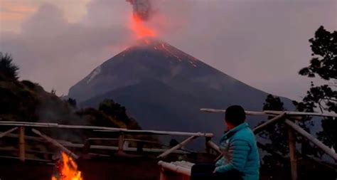 Así suena el volcán de Fuego al hacer erupción NOTI GUATE