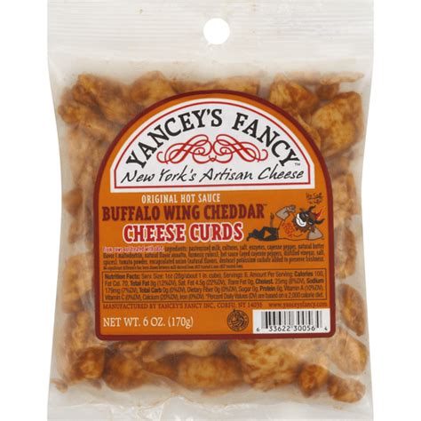 Yanceys Fancy Cheese Curds Buffalo Wing Cheddar Dairy Foodtown