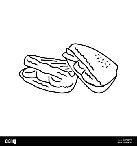 Ham Sandwich Black And White Stock Photos Images Alamy