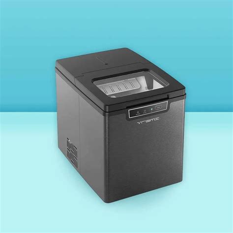 An Image Of A Small Black Machine On A Blue Background