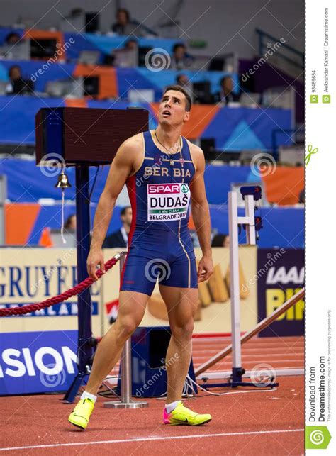 Atletismo Mihail Dudas Heptathlon Do Homem Decatlo Imagem De Stock