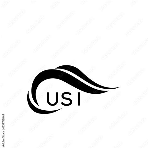 USI letter logo. USI blue image. USI Monogram logo design for entrepreneur and business. USI ...