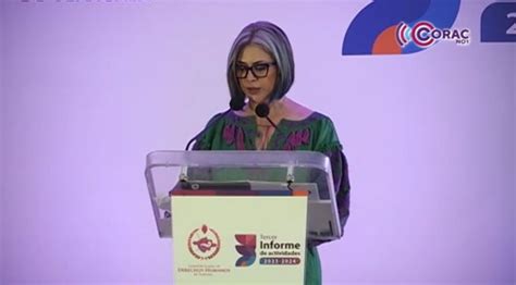 Present Presidenta De La Cedh Su Tercer Informe De Actividades