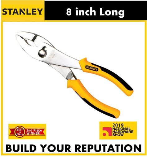 Stanley Slip Joint Eight Inch Plier Mechanical Plier Inch