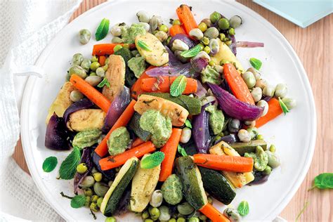 Ricetta Verdure Cotte Di Primavera Con Salsa Alla Menta La Cucina