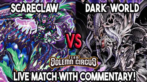 Scareclaw VS Dark World Yu Gi Oh Local Feature Match Live Duel