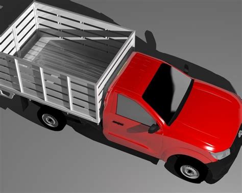 D Model Nissan Np Estaquitas Vr Ar Low Poly Cgtrader