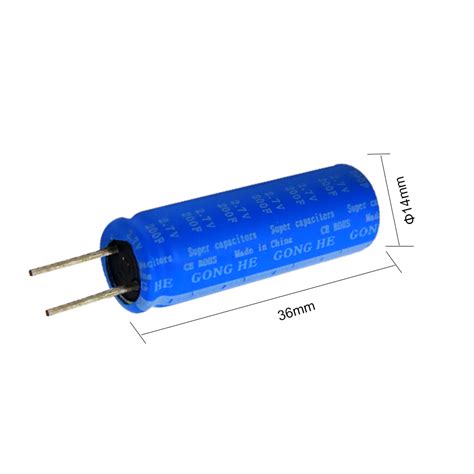 Custom 2 7V200F High Energy Density 2 7v 200f Super Capacitor