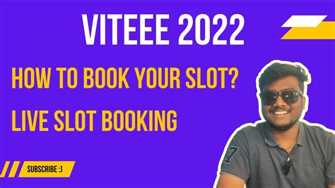 VITEEE 2022 Slot Booking Exam Dates Viteee Viteee2022 YouTube