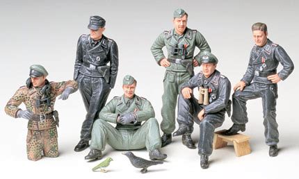 Tamiya German Tank Crew At Rest Figures Set At Mighty Ape Nz